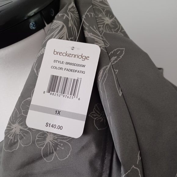 NWT Breckenridge Fall jacket olive green water and wind resistant. Size 1x. - Picture 6 of 8